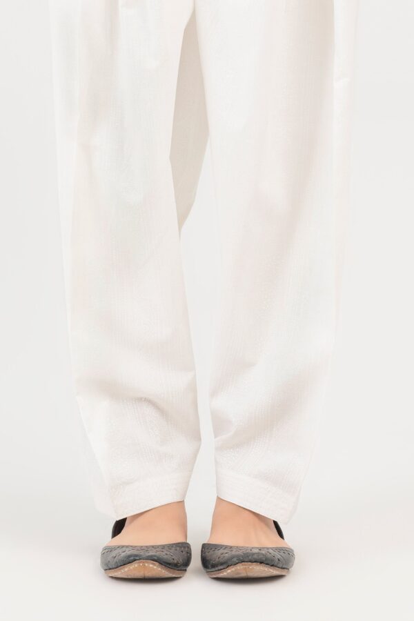 ✅ Basic Cotton Shalwar For Women (Off-White)– BCS-OF