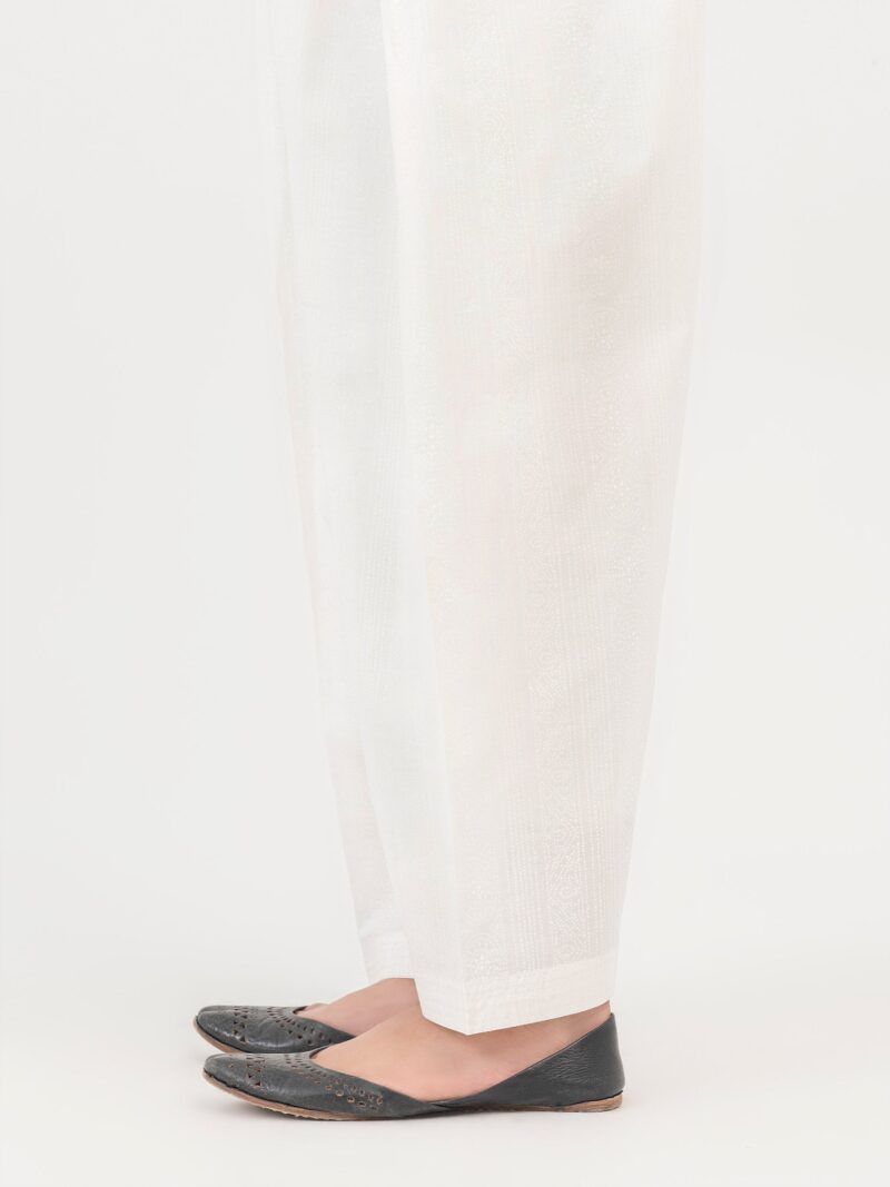 ✅ Basic Cotton Shalwar For Women (Off-White)– BCS-OF - Image 5