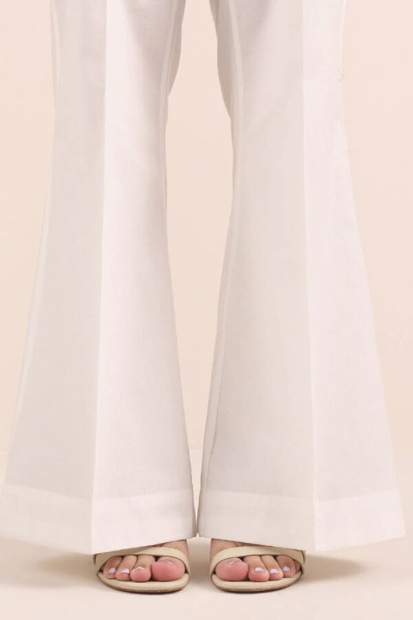 ✅ Bell Bottom Cotton Trousers For Women (Off White) – BBCT