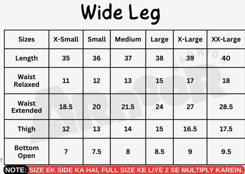 ✅ Wide Leg Cotton Pant Trouser For Women – WLPTC (Culottes Style) - Image 7