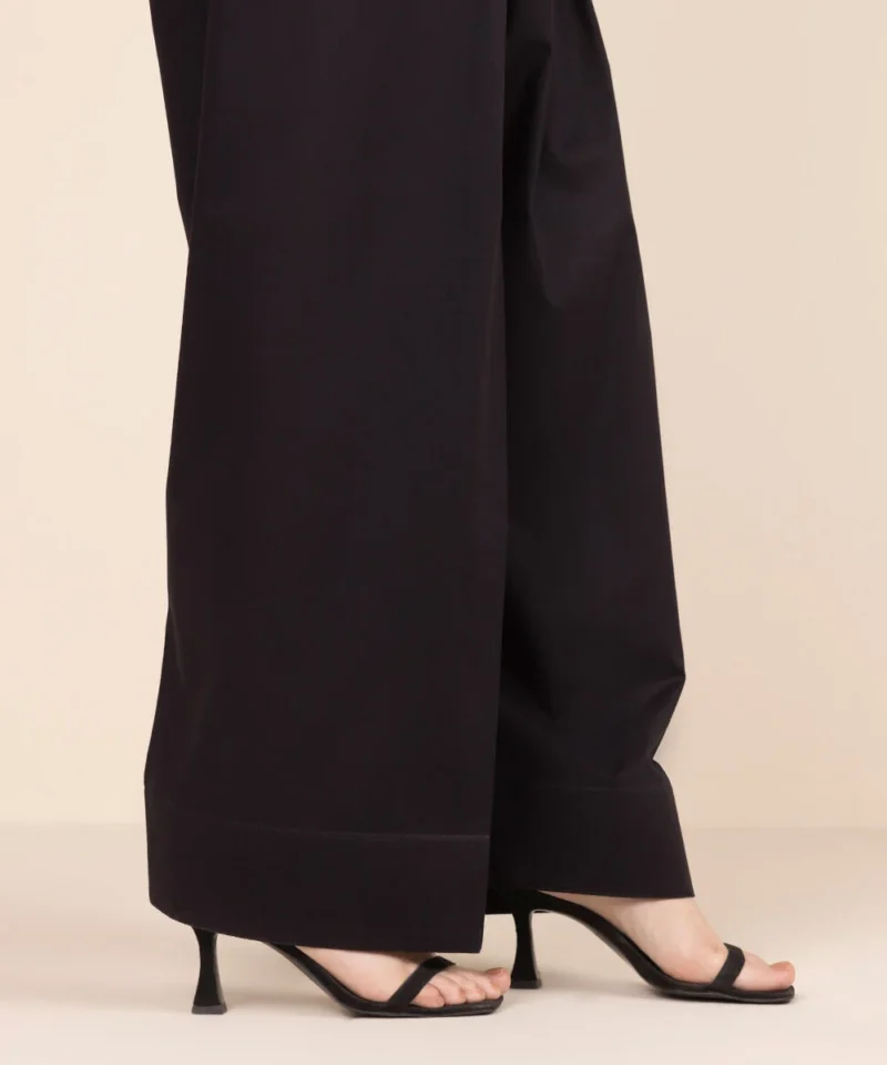 ✅ Elegant Farshi Shalwar For Women (Black)– EFSB - Image 4