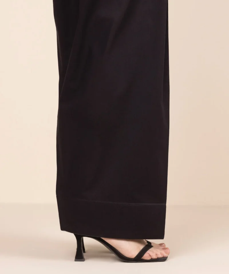 ✅ Elegant Farshi Shalwar For Women (Black)– EFSB - Image 3